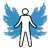 blue
